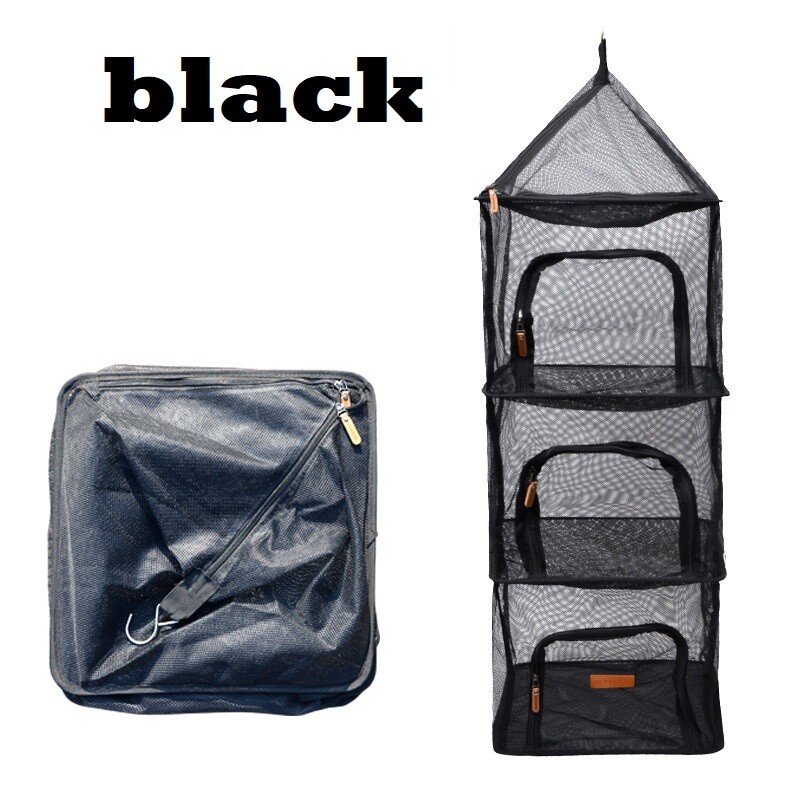 Vegetable Drying Dryer Rack 4 Layer Net Hanging Storage Organizer Basket