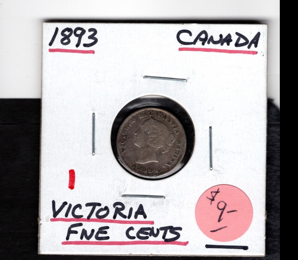 1893- Canada- Victoria Five Cents