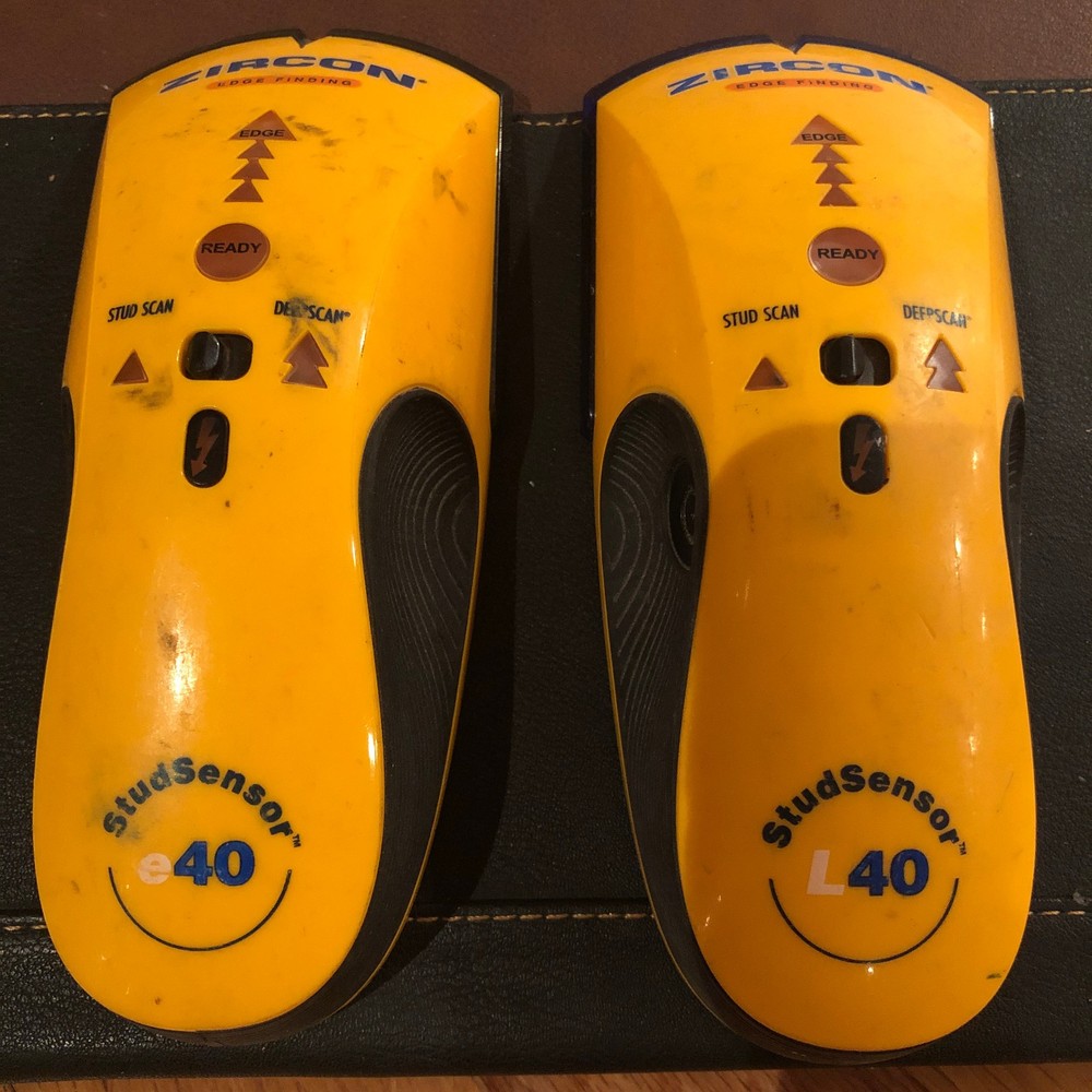 Zircon StudSensor™ Stud Finder One each E40 & L40 ~ LOT 2 Used