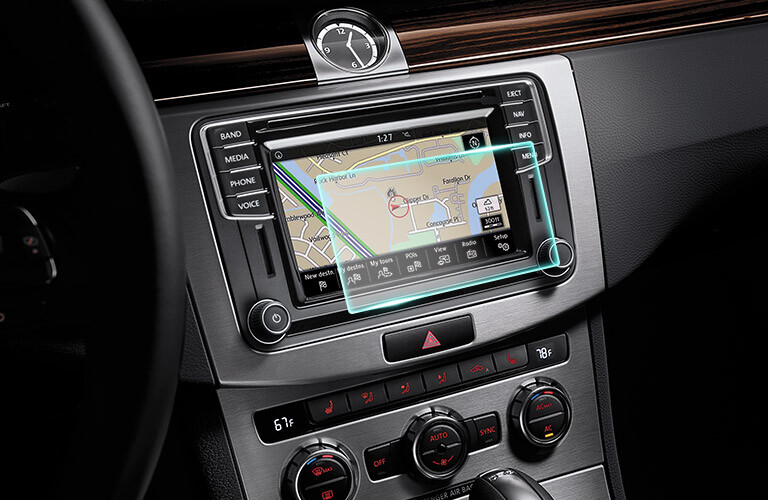 Crystal Clear Screen Protector for 2016 Volkswagen CC Vehicle Navigation