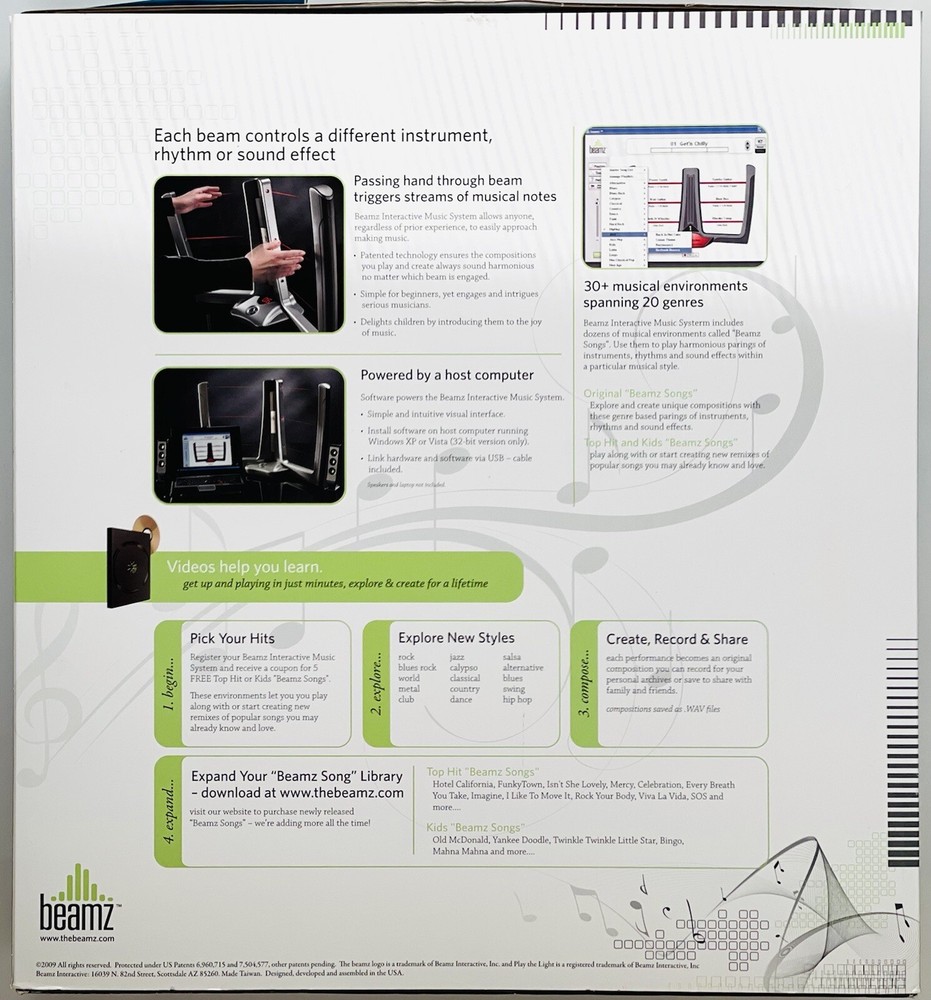 Beamz® Professional Interactive Music System NEW