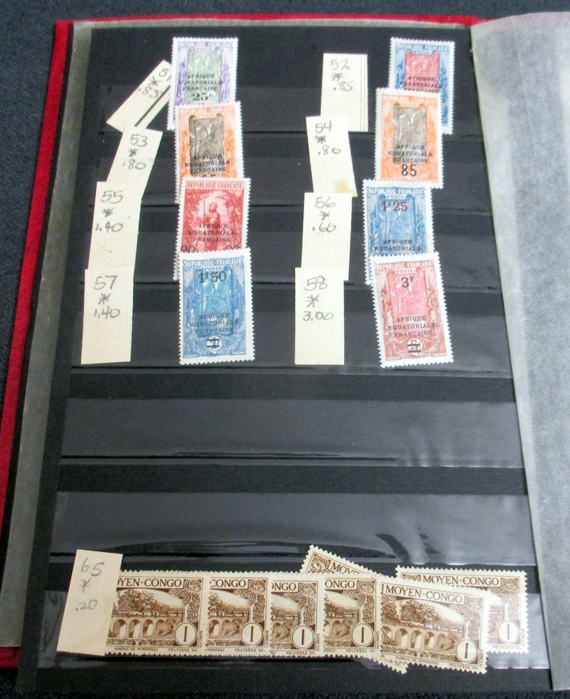 Middle Congo (Pre-Republic) BONANZA Stock Book