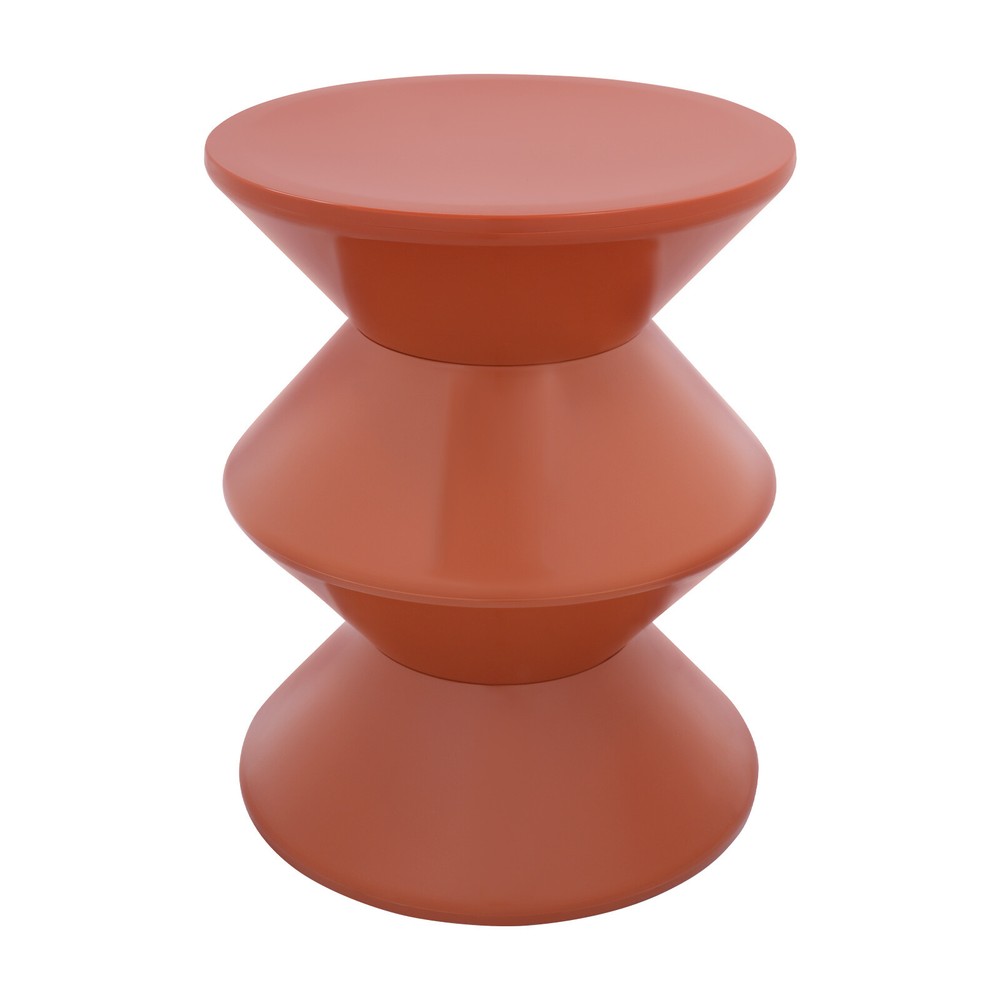 Orange Side Table Sofa Side Table Modern Round End Table 220.46 lbs