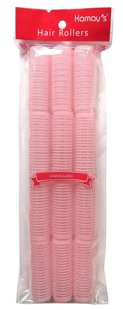 Compact Self-Grip Hair Rollers – 2PCS 20mm Heatless Rollers in Random Colors