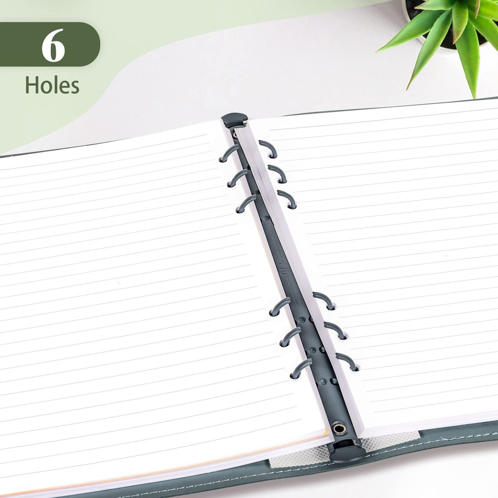 Planner Inserts for A6 Binder - Budget Journals A6, white lined paper