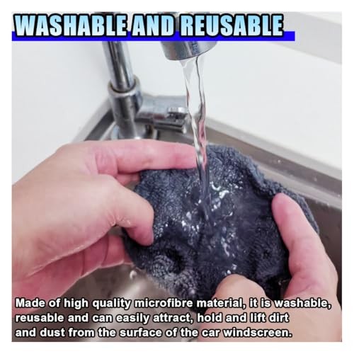 20PCS Microfiber Cloths for Car Windshield Cleaning Tool, Replaced Triangular