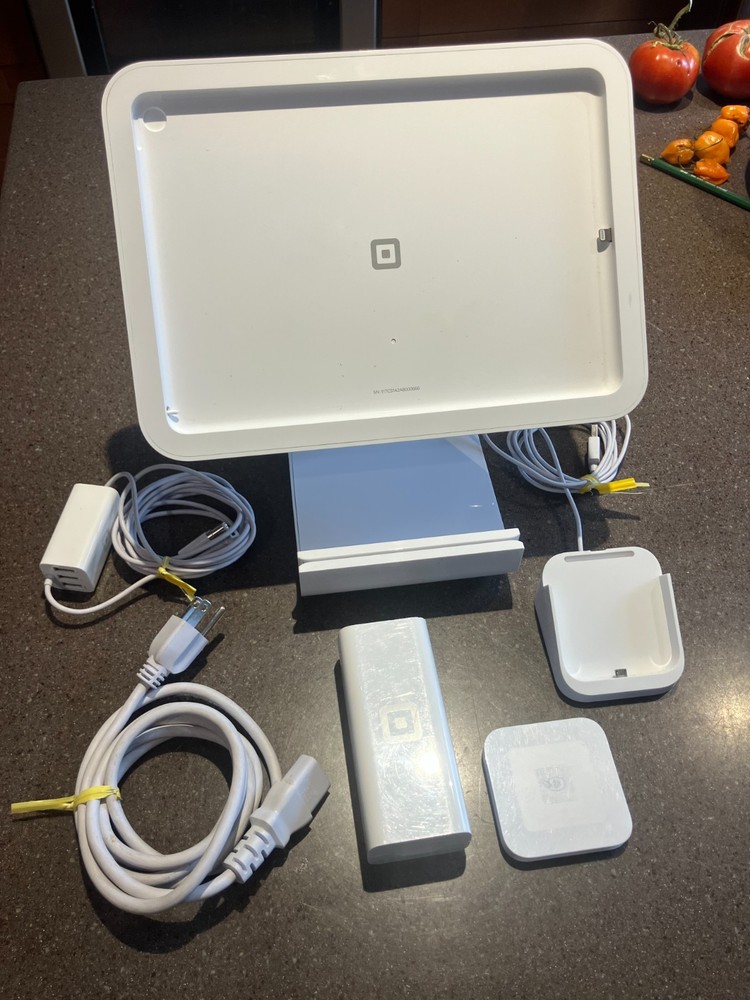 Square Register POS System - White (A-SKU-0665)