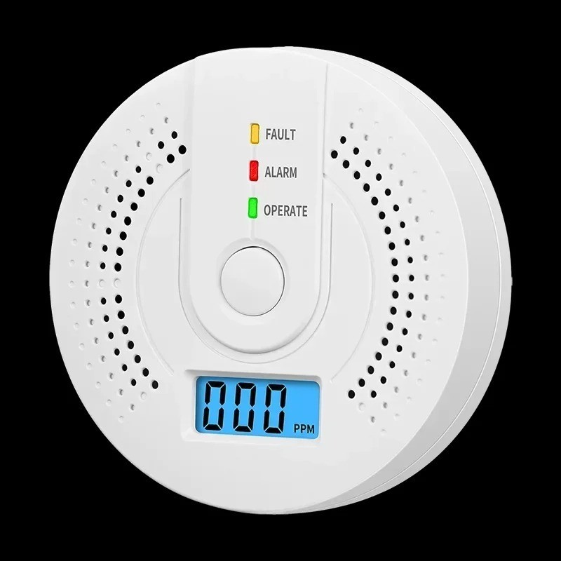 Carbon Monoxide Detector Warning Safety Alarm Sensor LED Digital Battery Powered