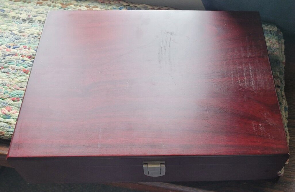 Boxed Complete Wine Bottle Opening Kit Barware Storage Box Dinner Date Nice