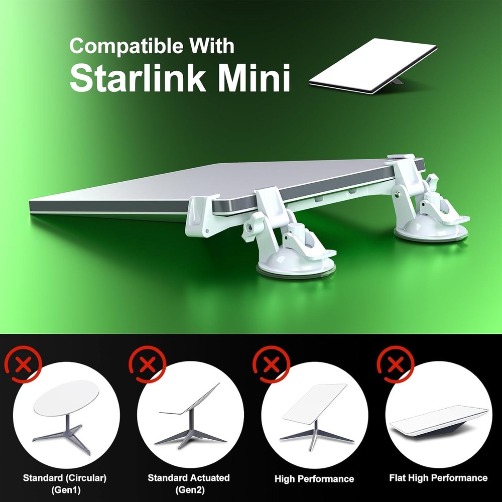 Starlink Mini Car Mount for Dashboard - Dash Mount Kit