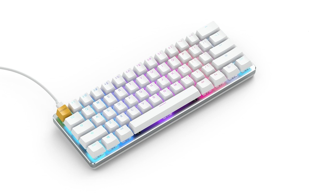 GLORIOUS GMMK White Ice Edition - Compact (Pre-Built)