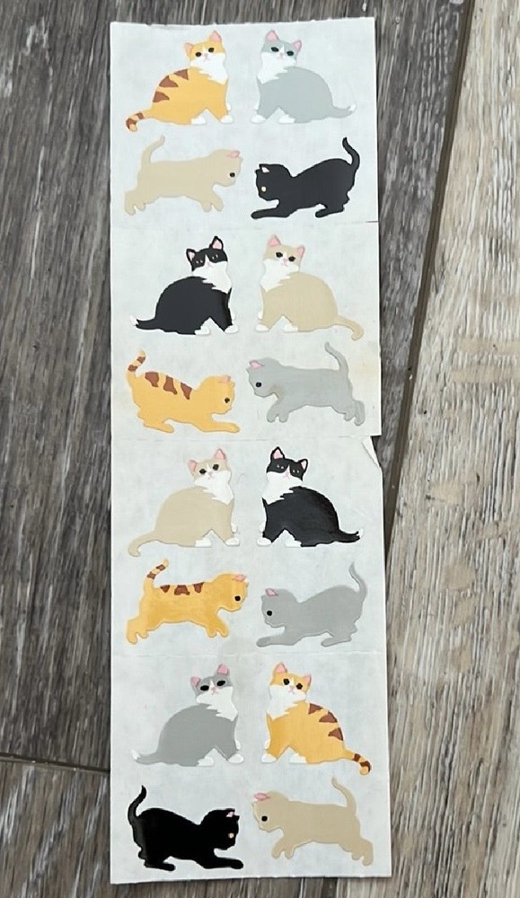 Mrs. Grossman’s Stickers Cats Kittens