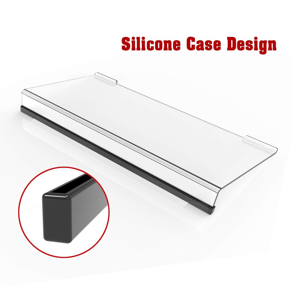 KOTEMON Mini Computer Keyboard Stand-11.8'' x 5.1''-Small Clear