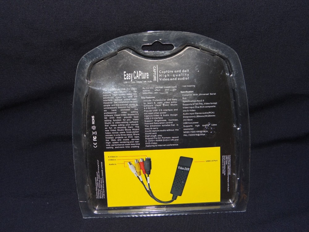 EasyCAPture - High -quality Video and Audio