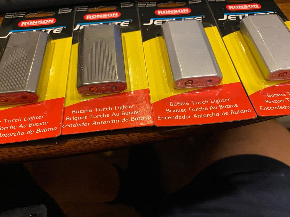 Ronson Jetlife 43511 Butane Torch Lighter Adjustable Flame Refillable