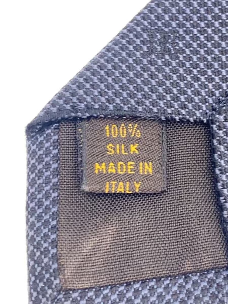 LOUIS VUITTON Tie Silk NVY Total Pattern Men