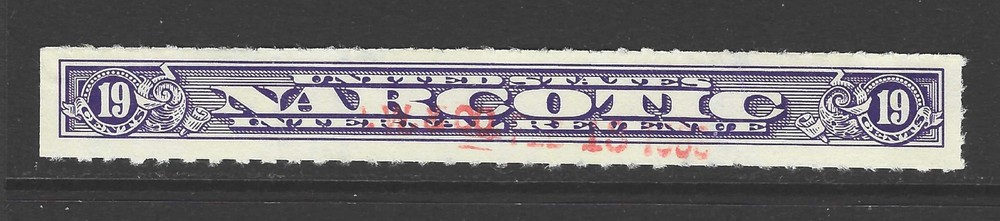 Bigjake: RJA-57b,  19 cent Narcotic