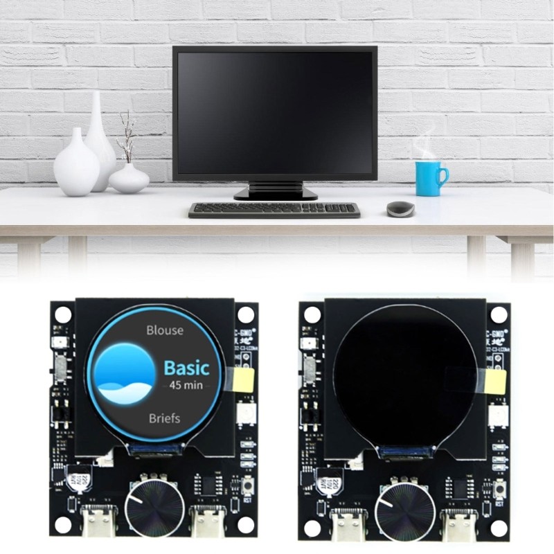 ESP32C3-LCDkit Development Board for Intelligent Displaying 240x240 Resolution