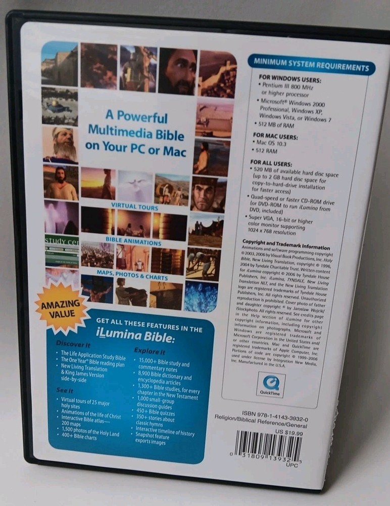 Ilumina Bible Software (Interactive Bibles & content) on DVD for Windows