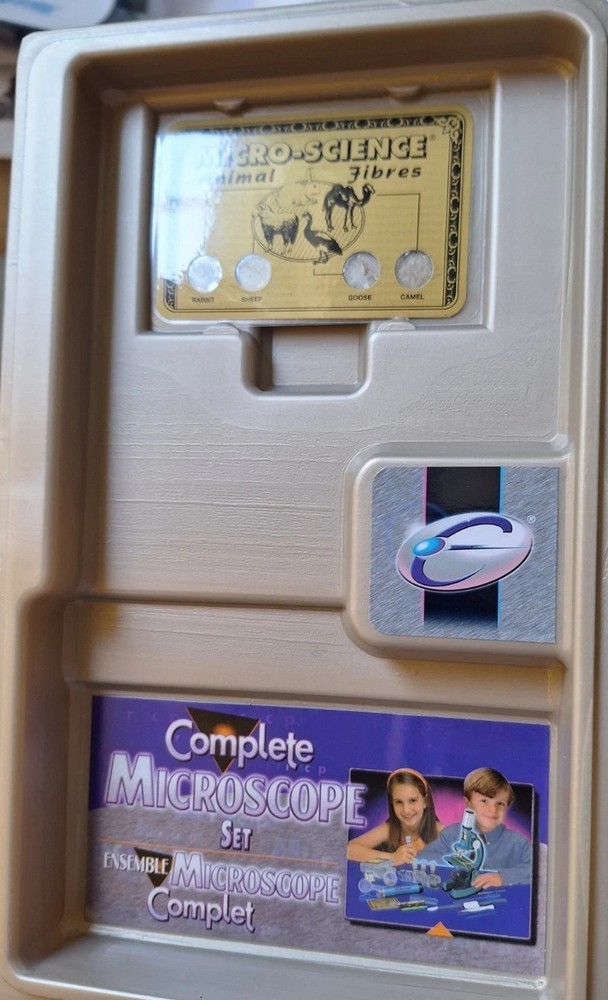 Micro-Science Microscope Set with Carrying Case