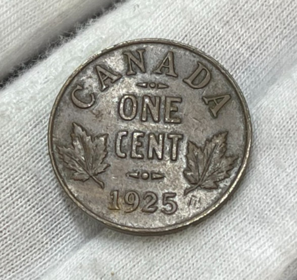 1925 Canada Small Cent Key Date Coin Great Condition