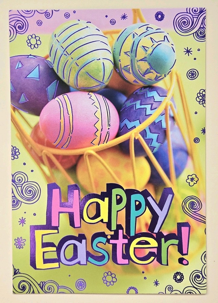 Happy Easter Greeting Card  (incl. Envelope 5×7")