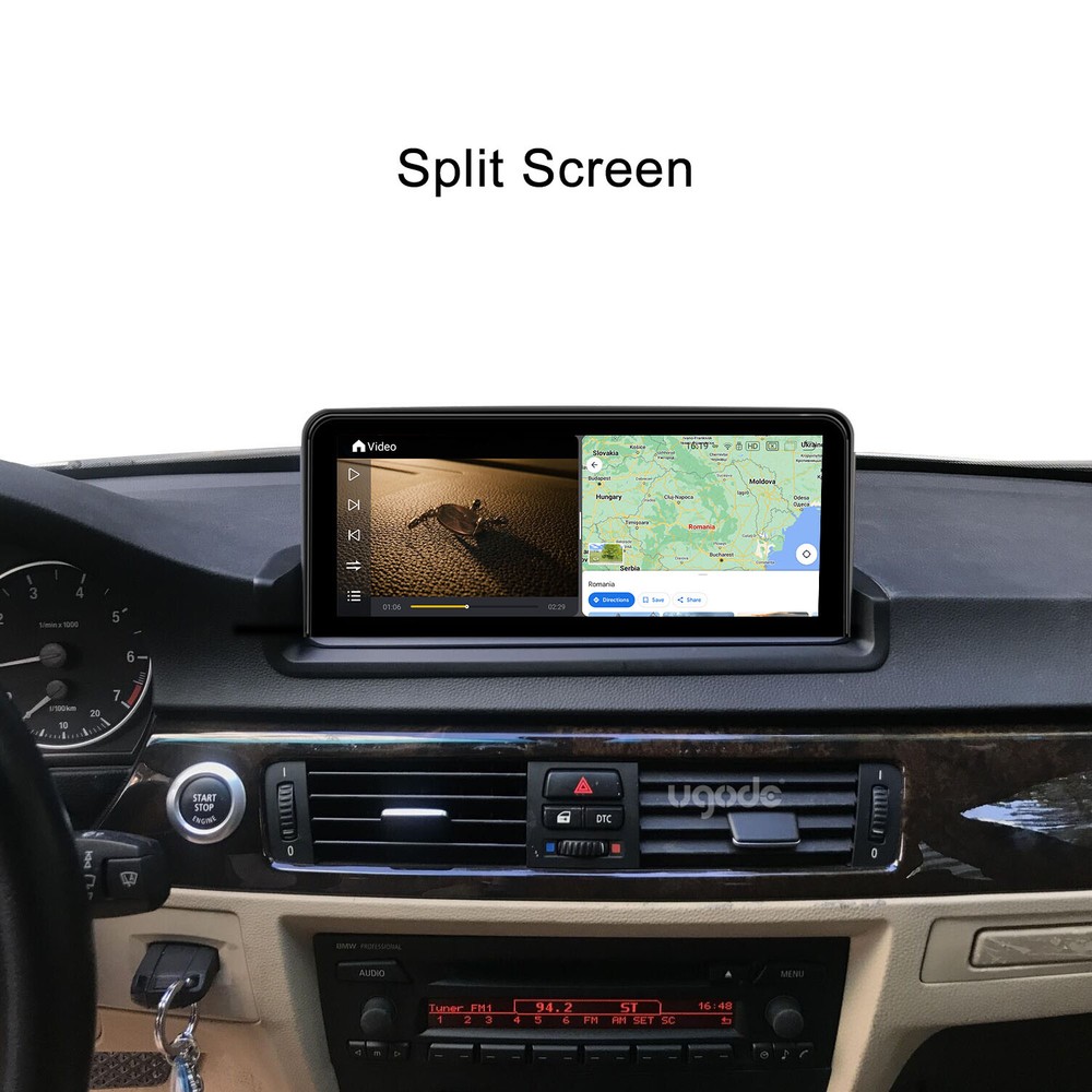 10.25inch BMW E90 E91 E92 E93 Android Screen Upgrade Replacement CarPlay GPS