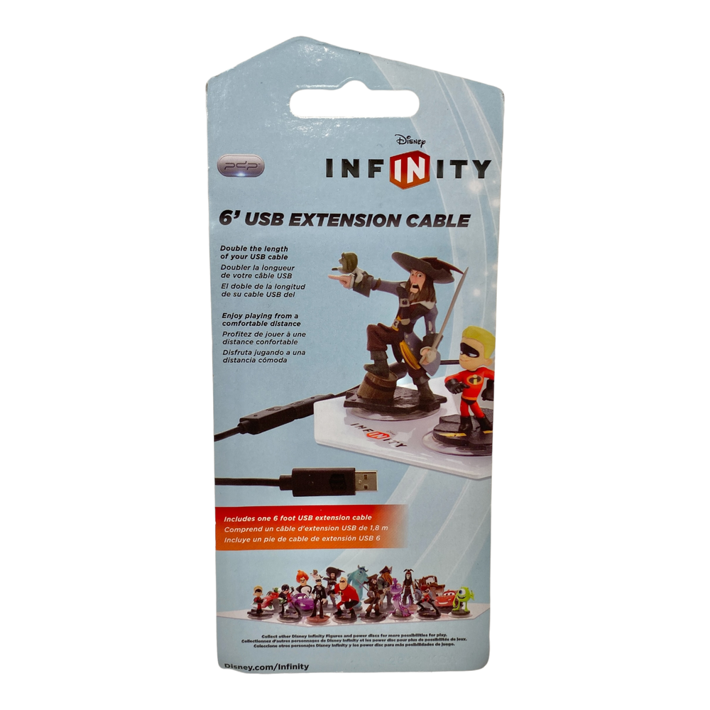 DISNEY INFINITY 6' USB EXTENSION CABLE Enjoy Playing from a Comfortable Distance