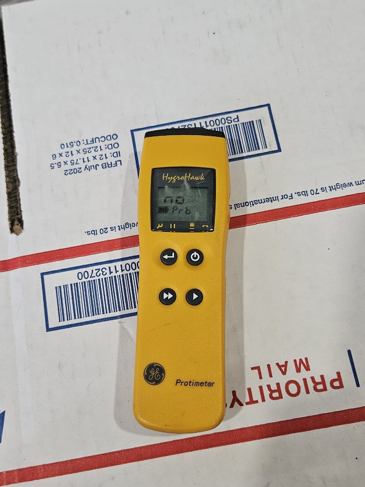 TURN ON- GE Hygro Hawk Protimeter Moisture Meter