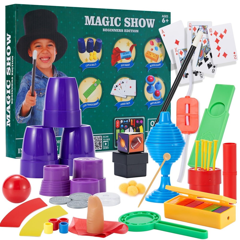 Magic Kit - Magic Tricks for Kids Magic Set with Step-By-Step Instructions