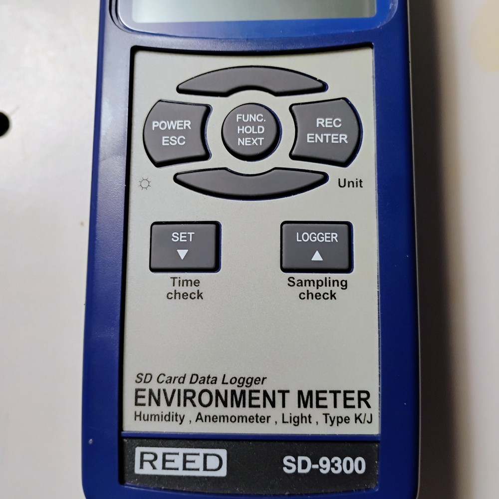 Reed Instruments SD-9300 Data Logging Environmental Meter-Untested