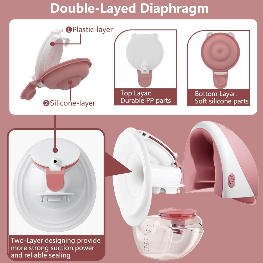 Double-Layed Diaphragm Replacement Accessories Only Compatible with Mom Cozy ...