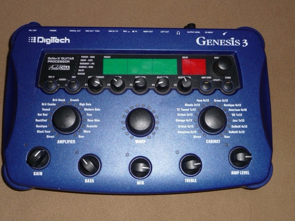 DigiTech Genesis 3 Digital Multi-Effects Processor for Electric Guitar
