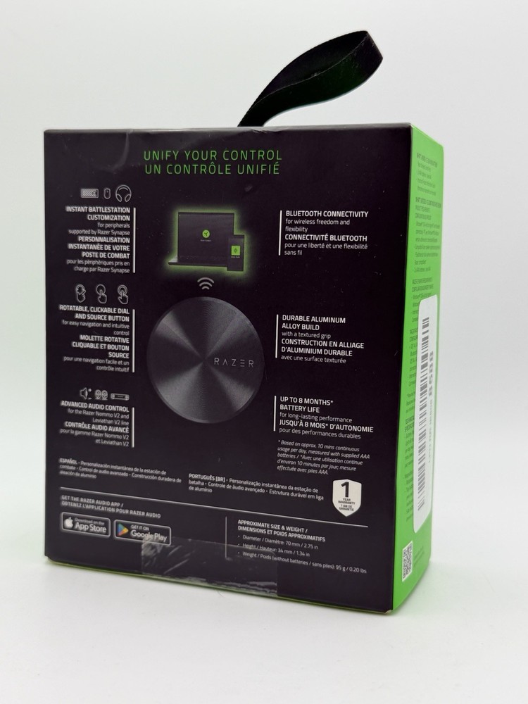 Razer Wireless Control Pod For Peripherals & Speakers Advanced Audio Control