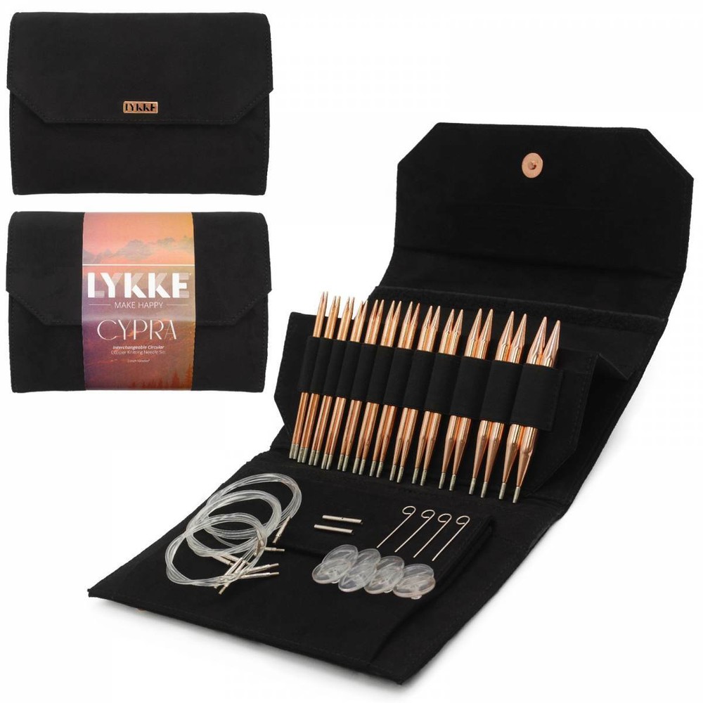 Lykke Cypra Copper Knitting Needle Interchangeable Sets