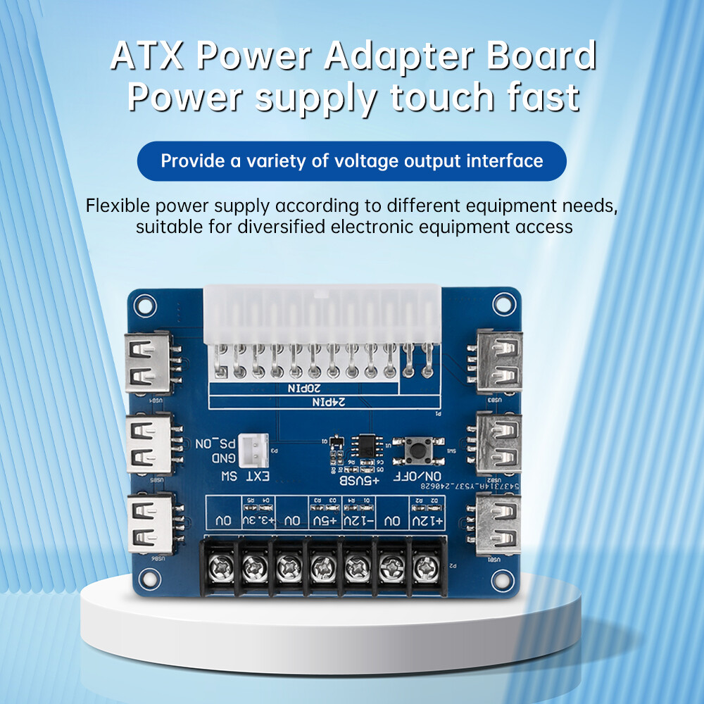 ATX Power Adapter Board USB Charging Desktop PowerSupply Breakout Adapter Module