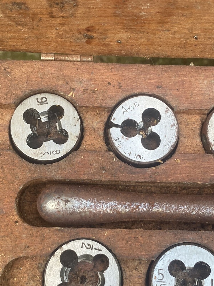 Vintage Tap Set W/ Case