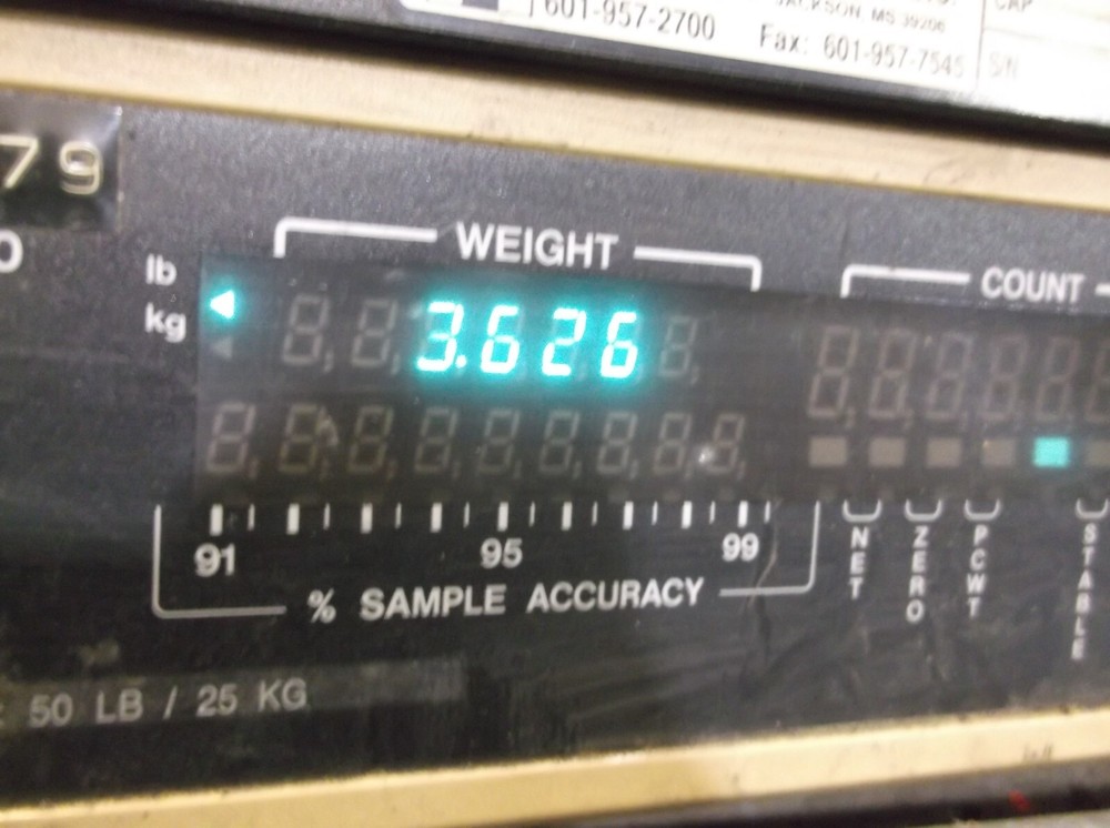 NCI 8230 DIGITAL DISPLAY SCALE 50 LBS. CAPACITY (SS4)