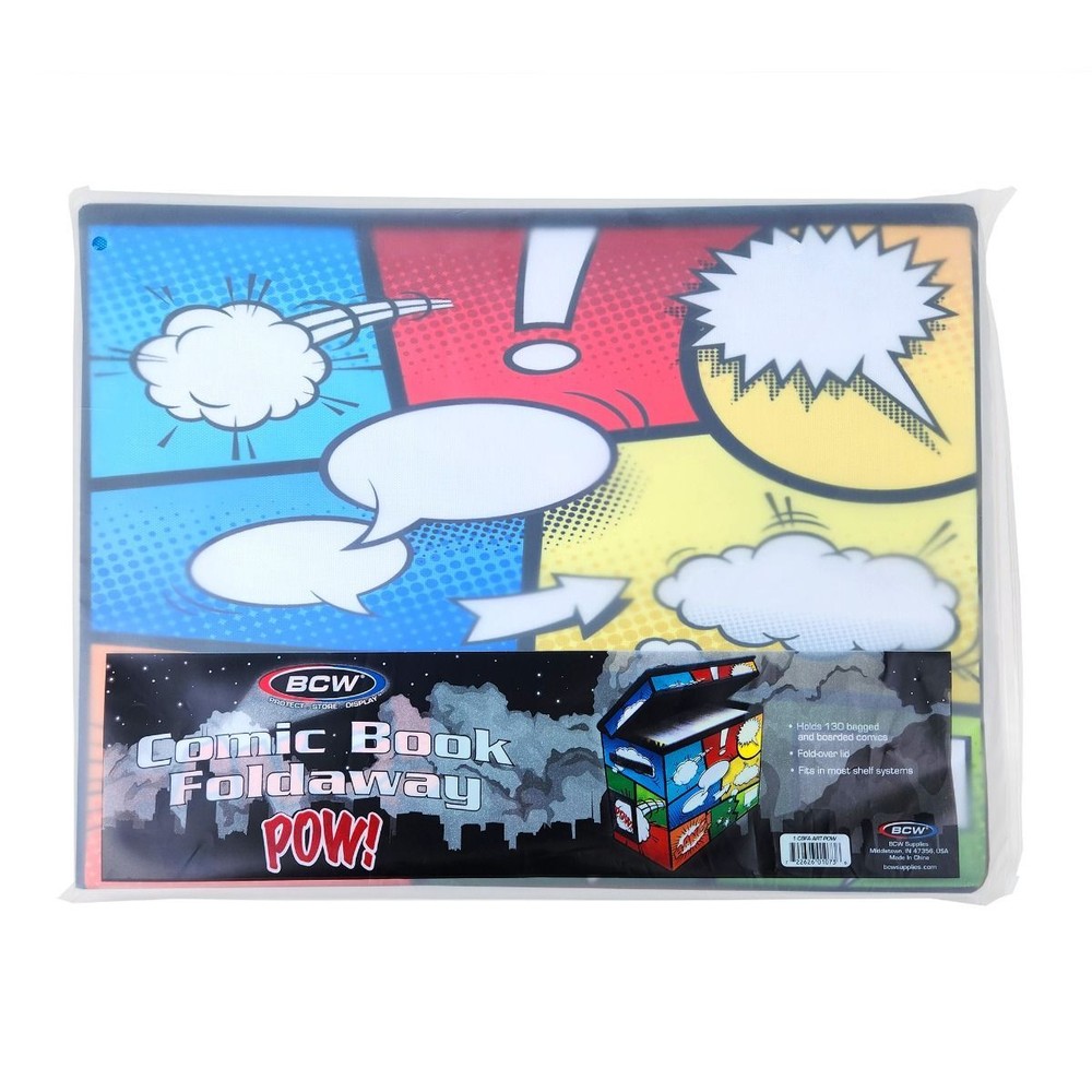 5 BCW POW Art Comic Book Foldaway Totes
