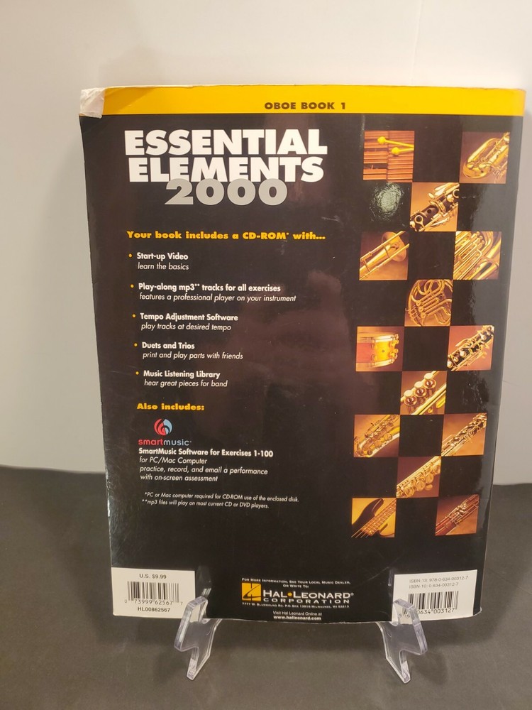 Essential Elements for Band 2000 - Oboe Book 1with CD