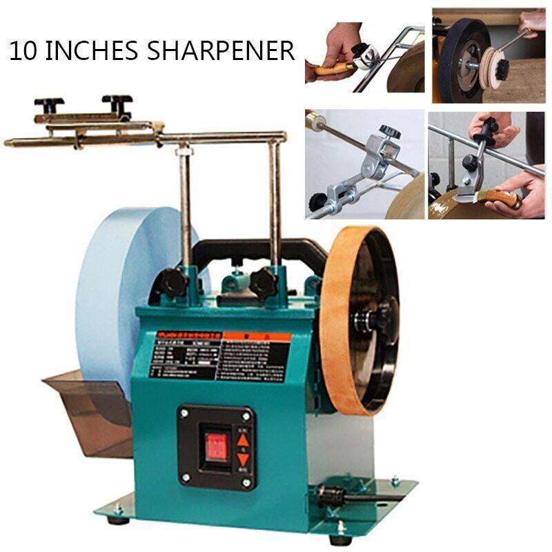 10 Inch Sharpener low Speed Grinder Polishing Machine Desktop Grinding Machine
