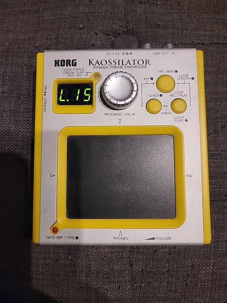 Korg Kaossilator KO-1 Dynamic Phrase Synthesizer Touchpad Synth