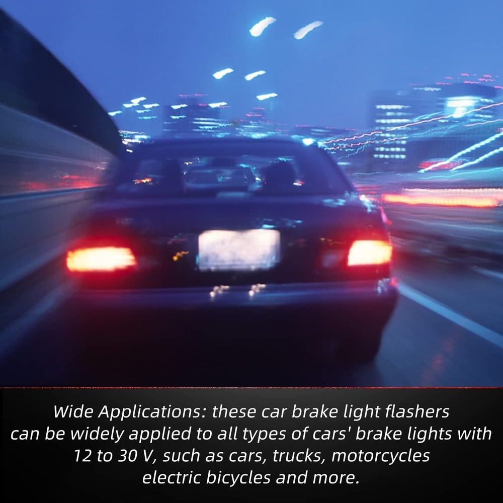 FXC 2x 24W Flash Strobe Controller Flasher Module for LED Brake Light Tail St...