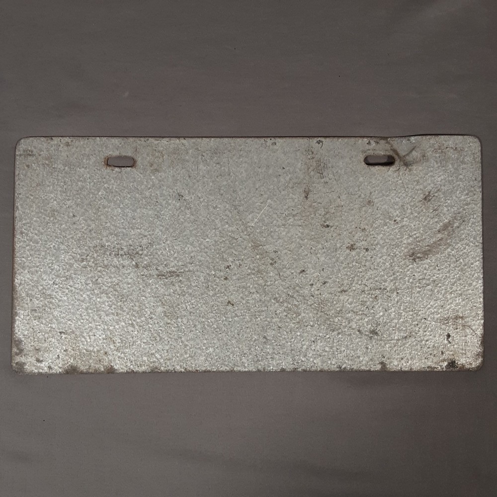 Belize District Private License Plate White w Black Letters & Numbers