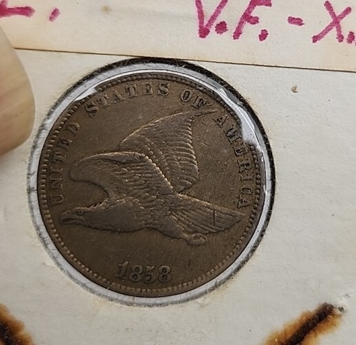 1858 Flying Eagle Penny Small Letters