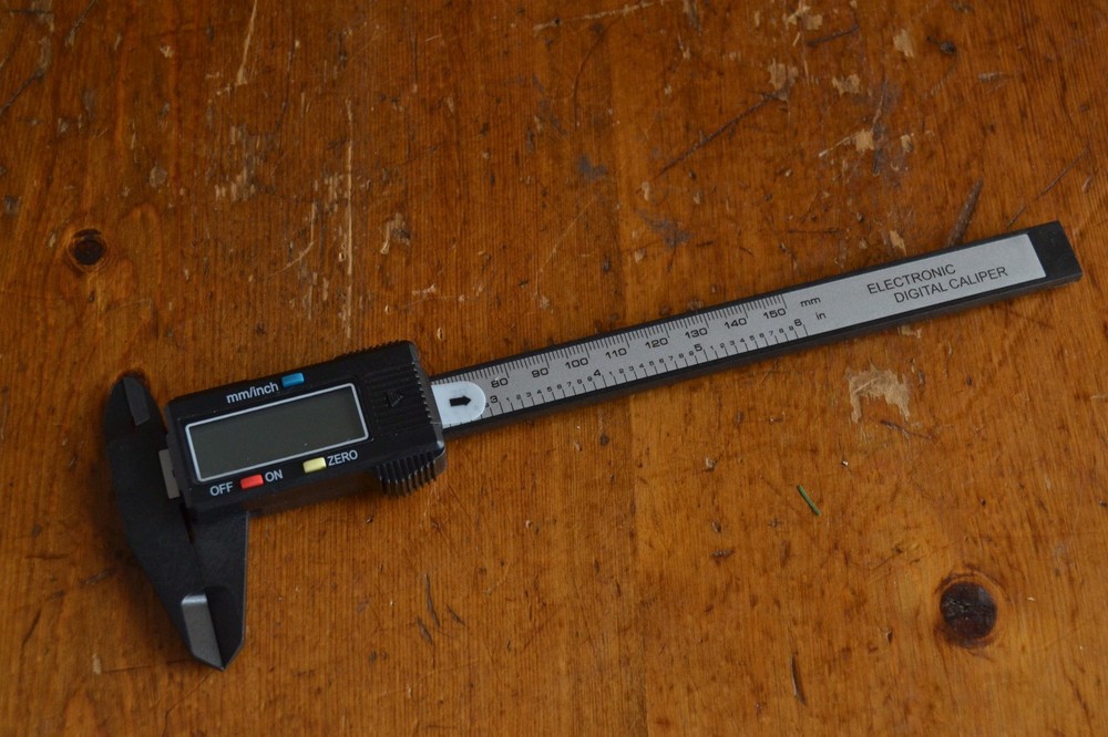 New Plastic Digital Caliper with New Batteries & Case