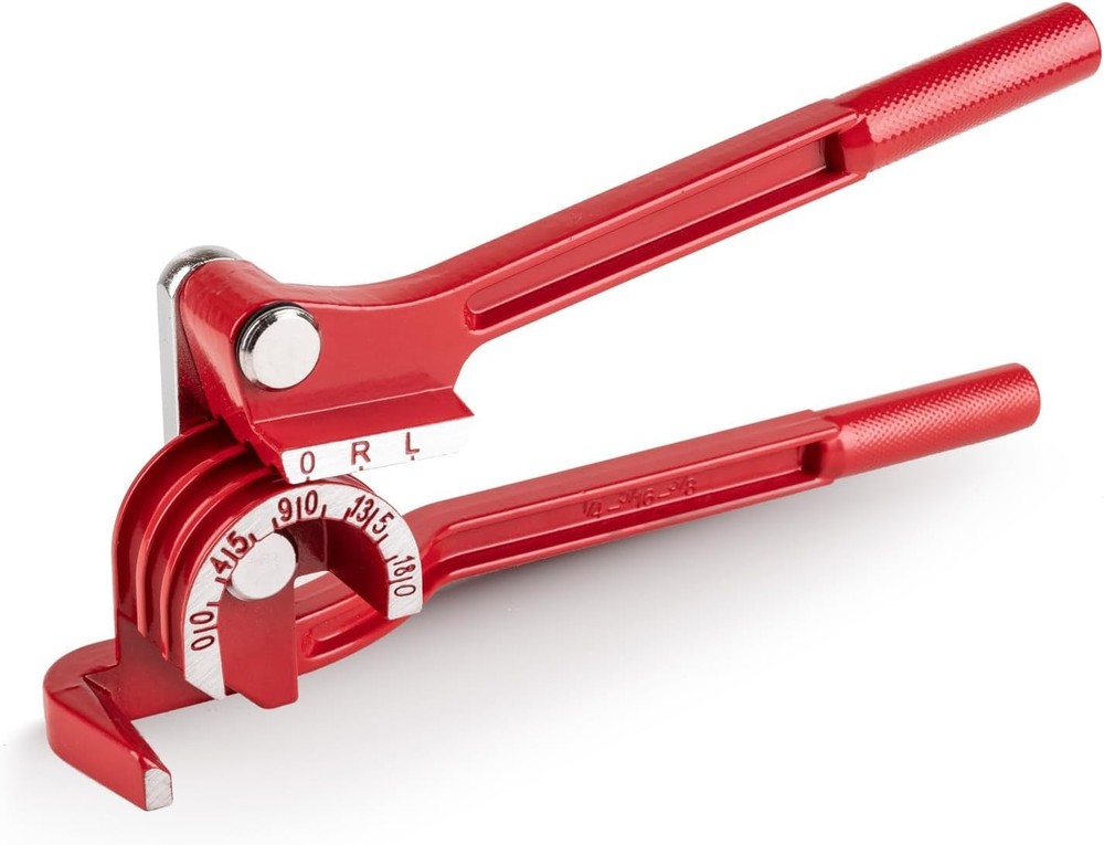Red 3 in 1 Pipe Bender 0 180 Degree Manual