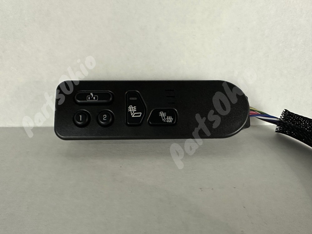 Front Driver Heated Seat Switch Silverado Sierra Blue LED