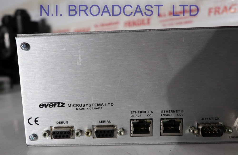 1x Evertz cp2032e ethernet IP router matrix panel