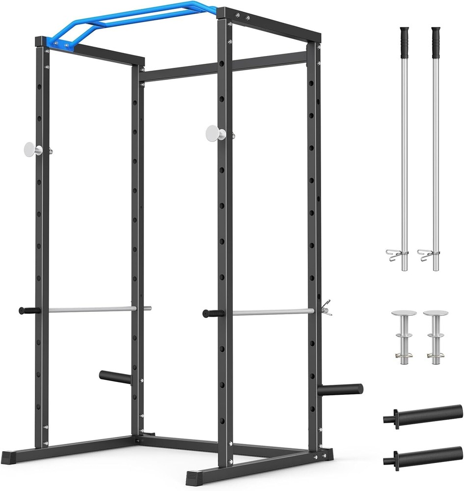 UTRYCO Power Packs Functional Squat Rack for Home with Cable Crossover System